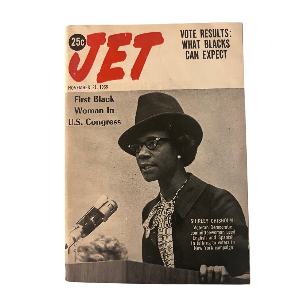 JET Magazine Nov 21 1968 Shirley Chisholm First Black Woman Elected Congress